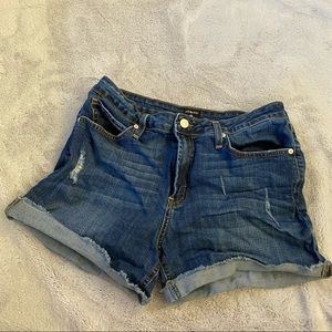 Just Black Jean Shorts